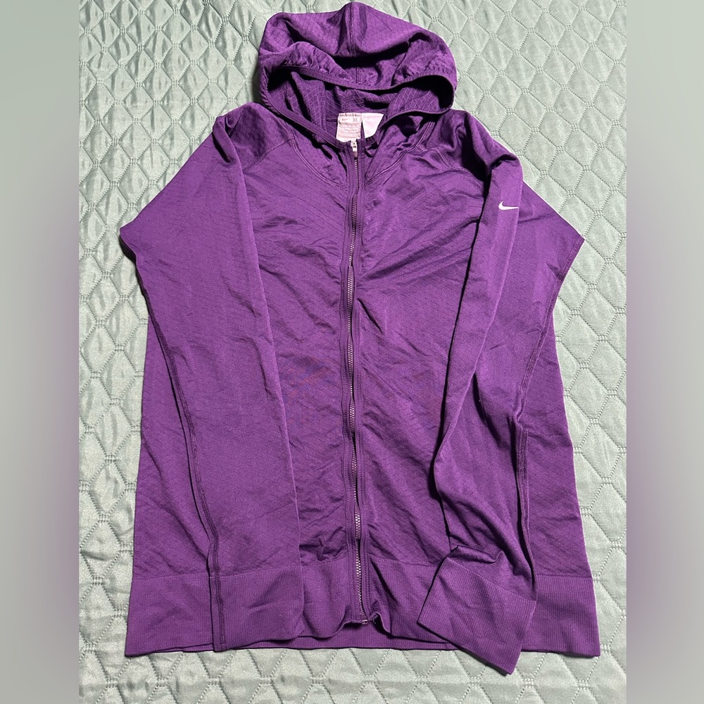 Nike dry fit zip up hoody jacket